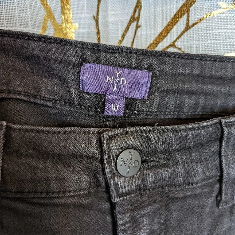 NYDJ black skinny jeans